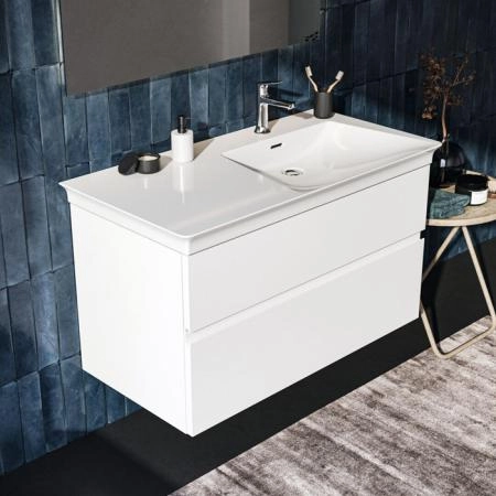 Ideal Standard La Dolce Vita Раковина 106х53.5хh14.5см, подвесная, ассиметричная, Dx, цвет: белый