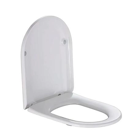 Villeroy&Boch Hommage Сиденье с крышкой для унитаза, SoftClose, цвет: белый/нержавеющая сталь