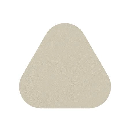 ADJ Костер 12x12см., треугольный, натуральная кожа, цвет: белый/панна котта