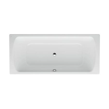 Laufen Pro Ванна встраиваемая, 180x80см, эмалированная сталь (3,5 мм), с центральным выпуском, шумоизоляционное покрытие, с отверстиями для ручек, с антискользящим покрытием, цвет: белый