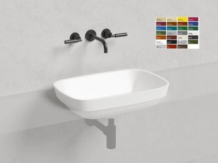 Раковина Salini MAREA 02 S-Sense покраска RAL глянцевая 60x40 1802102GF полувстраиваемая