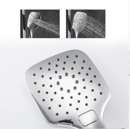 Душевая система Gappo G2418-40 термостат с изливом хром верхний душ 30x30