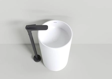 Раковина NT BAGNO NT609 SIENA 450x450 искусственный камень белый матовый