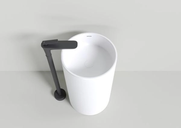 Раковина NT BAGNO NT609 SIENA 450x450 искусственный камень белый матовый