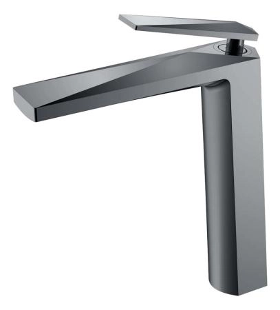 Смеситель для умывальника Boheme высокий VENTURO Shine Gun Metall 372-SGM