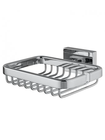 Мыльница с держателем WONZON & WOGHAND FLAT, Хром (WW-9724)