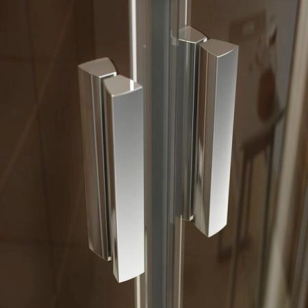 Душевой угол Ravak BLCP4-80 белый + Транспарент AntiCalc