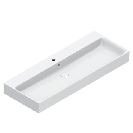 Catalano Premium Раковина 120x47см, с 1 отв., цвет: белый глянцевый