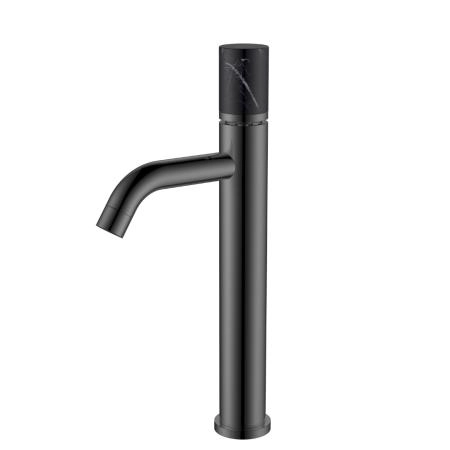 Смеситель STICK Boheme для умыв.выс.SHINE GUN METAL MRAMOR BLACK_Комплект 122-SGM-MR-B