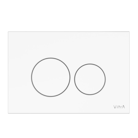Кнопка смыва для инсталляции VitrA Origin  740-2400 глянцевая белая двойный смыв