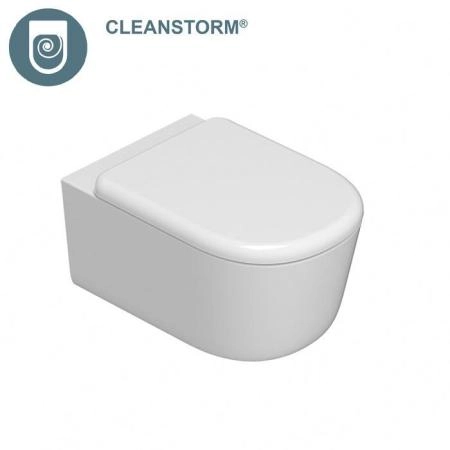 Globo Lalita Унитаз подвесной 54х36хh34см., безободковый, смыв Tornado (CLEANSTORM), цвет: белый