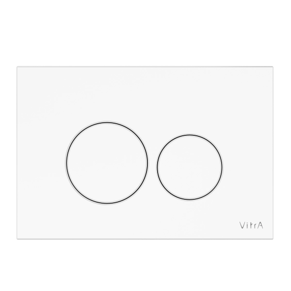 Кнопка смыва для инсталляции VitrA Origin  740-2400 глянцевая белая двойный смыв
