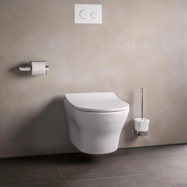 TOTO MH Унитаз подвесной, 394x530x339мм, безободковый, без сиденья, Tornado Flush, CeFiONtect, цвет: белый