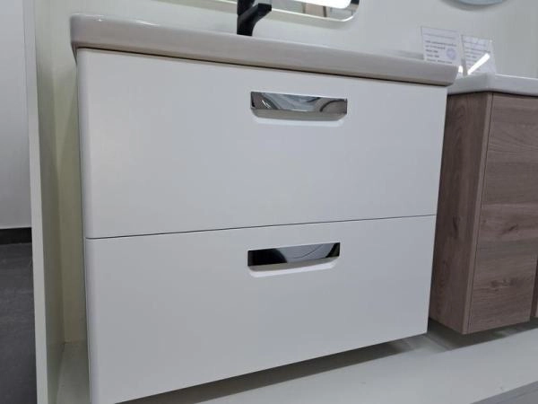 Тумба с раковиной Roca Gap 80 ZRU9302732 белая матовая