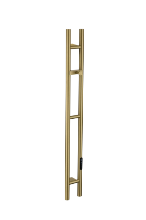 Полотенцесушитель электрический Boheme 2-трубы круглый MATT GOLD 729-MG
