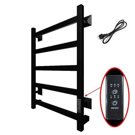 Полотенцесушитель Тругор Пэк сп 20 кв 60х50 черный ВГП электрический