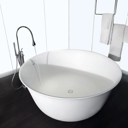 Gessi Goccia Напольный термостатический смеситель для ванны с ручным душем (внешняя часть), цвет: хром