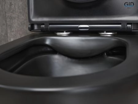 Унитаз напольный Gid Tn2188Bm 62250Y черный матовый 62.5x38.5x84