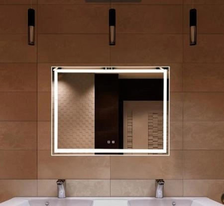 Зеркало Silver Mirrors Ливия-Р 800х600 сенсорный выключатель, датчик присутствия