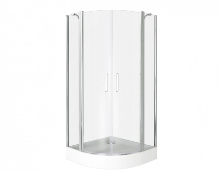 Душевой угол GOOD DOOR Pandora R-100-T-CH 100x100 см
