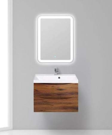 Тумба под раковину Belbagno MARINO Rovere Bianco подвесная 700x450x500 MARINO-700-2C-SO-WO-P