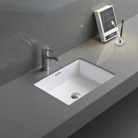 Раковина Gid Yj832 60x40 встраиваемая снизу белая