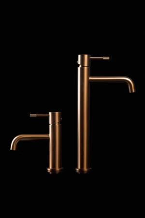 Смеситель для умывальника Boheme высокий, Uno Brushed Bronze 462-BRB