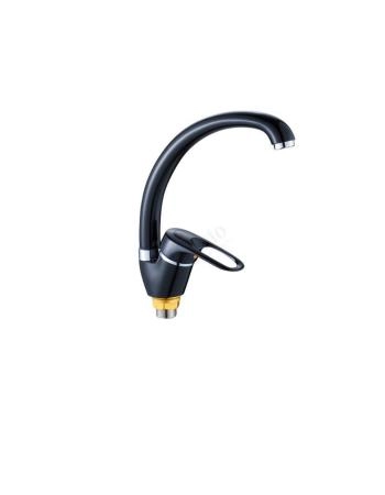 Смеситель Potato Р5925-6 для кухни, чёрный