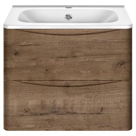 Тумба под раковину Vincea Paola 600 подвесная, 2 выкатных ящика soft close, Beton