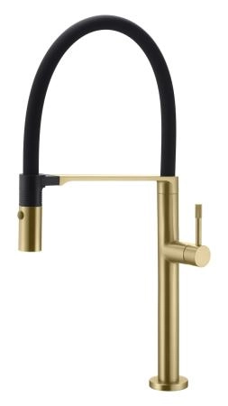Смеситель для кухни Boheme UNO MATT GOLD 114-MG
