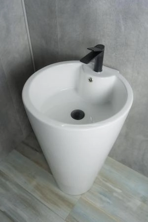 Раковина моноблок Gid Nb136 50x53 напольная белая