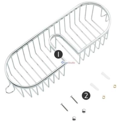 F354 Полка Frap нерж хром