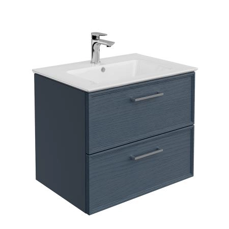 Тумба Kerama Marazzi PIANO CLASSIC ПИАНО КЛАССИК PIA.CL.65\BLU.M подвесная 65 см, 2 ящика, ясень синий матовый