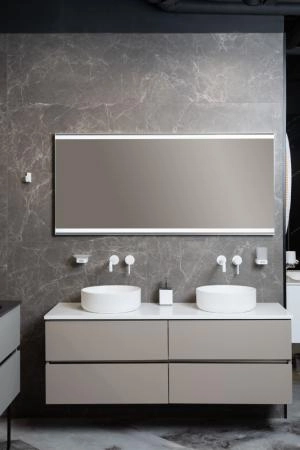 Тумба без раковины Boheme Vallessi 140*46см Stone Grey 837-140-GS