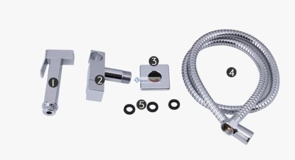 Гигиенический душ Frap F7502 хром