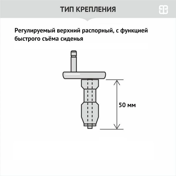 Сиденье BERGES Patti Slim SO 13103