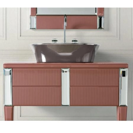 Oasis Rialto Комплект мебели напольный, №5, L116xP51x H:200см, цвет: glossy Marsala/хром
