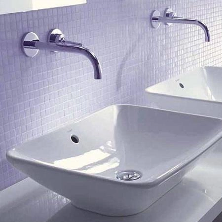 Duravit Starck 3 Раковина накладная, 55х42см., с переливом, с креплениями, цвет: белый