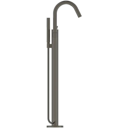 Ideal Standard Joy Смеситель для ванны, напольный, с ручным душем Stick, шланг для душа Idealflex 125см., для монтажа с A6133NU, цвет: PVD Magnetic Grey