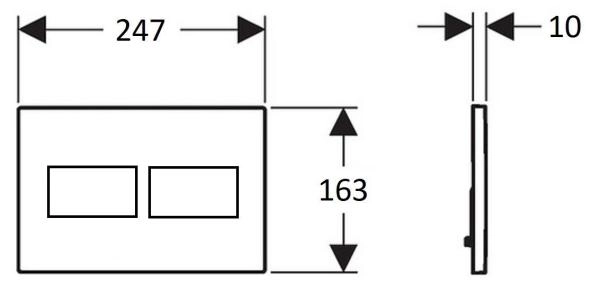 Кнопка для инсталляции CREAVIT ARC CAPPUCINO GP8002.06