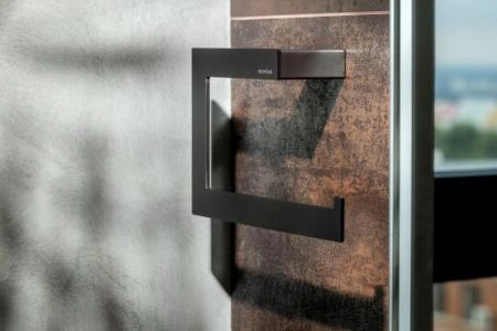 Полотенцедержатель Boheme кольцо Qubic Gun Metal 10725-GM