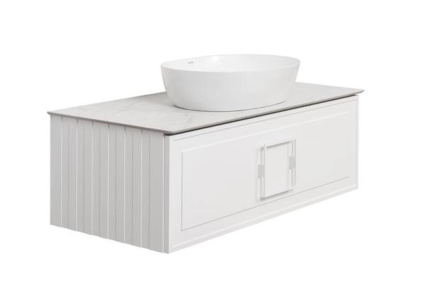 Столешница La Fenice Granite Gray Structural 100 см, Белая Керамогранит