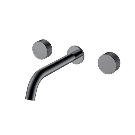 Смеситель из стены Boheme STICK TOUCH на 3 отв. Shine Gun Metal 152-2-SGM.2