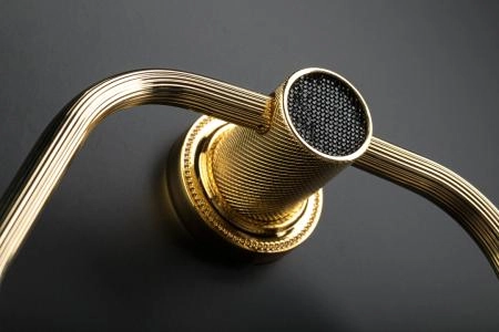 Мыльница Boheme настенная ROYALE CRISTAL BLACK GOLD 10923-G-B