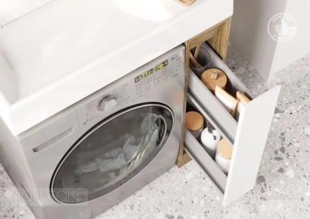 Тумба под раковину AQUATON Лондри 20 Дуб Кантри без фасада 1A267101LHDY0