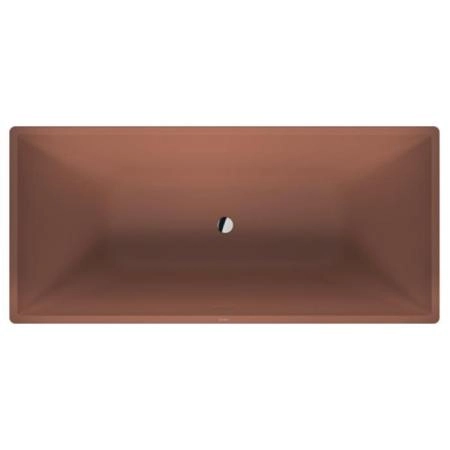 Duravit Vitrium Ванна отдельностоящая 185x85см., с ножками, с2 наклонами для спины, прямоугольная, цвет: матовая корица