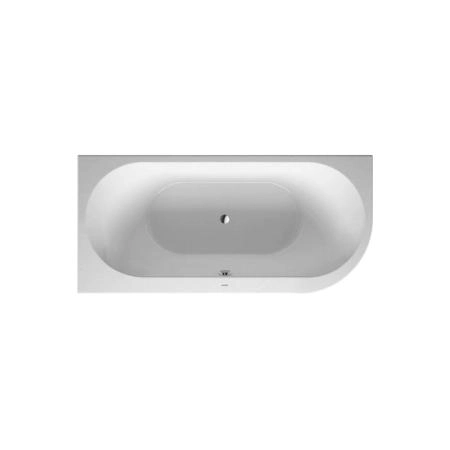 Duravit Darling New  Ванна 190х90x60см, акриловая, угол слева, с панелью и ножками,с 2 наклонами для спины, цвет: белый