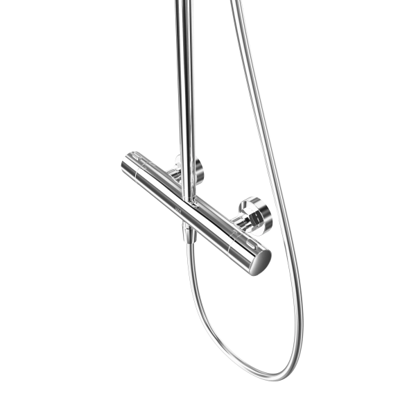 Душевая система VitrA Joy A47298EXP с термостатическим смесителем и ручным душем хром