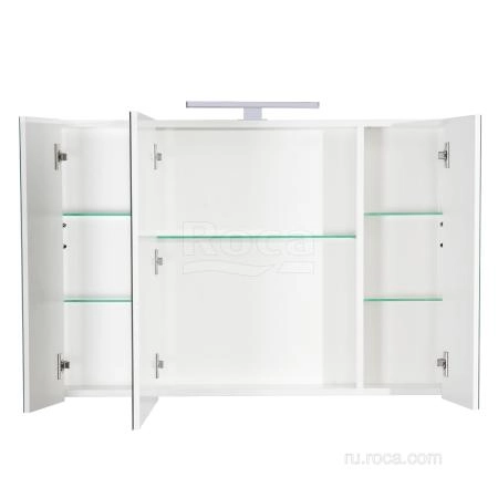 Зеркальный шкаф Roca Etna 100  белый глянец 857305806