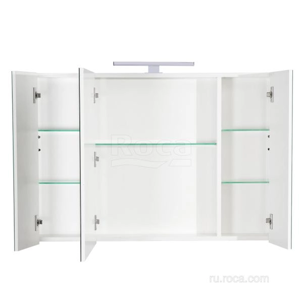 Зеркальный шкаф Roca Etna 100  белый глянец 857305806